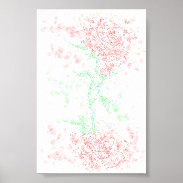 Rose in the wind poster (Front)