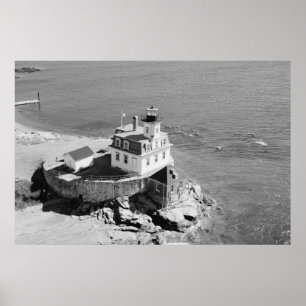 Rose Island Lighthouse Poster