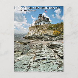 Rose Island Lighthouse, Rhode Island Postcard