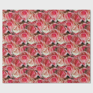 Rose Juxtapose Wrapping Paper