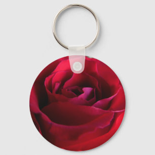 Rose Key Chains Romantic Red Flower Gifts