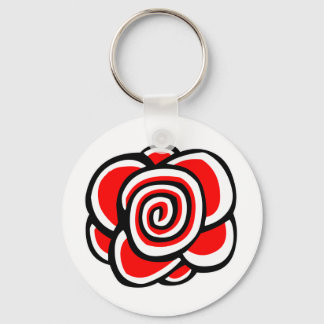 Rose Key Ring