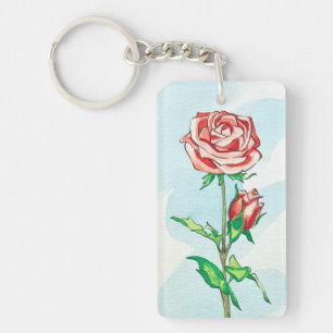 Rose Keychain