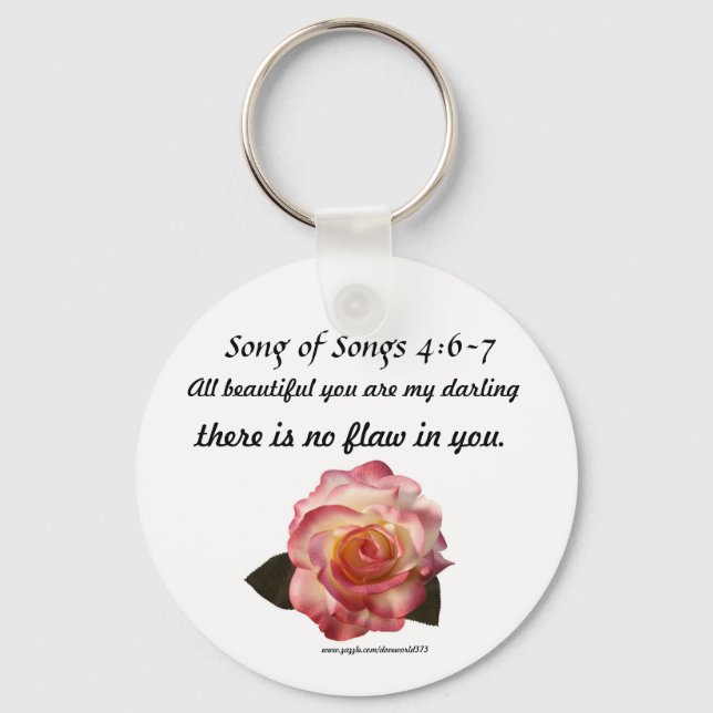 Rose Keychain (Front)