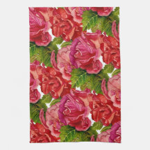 Rose Kitchen Towel #2