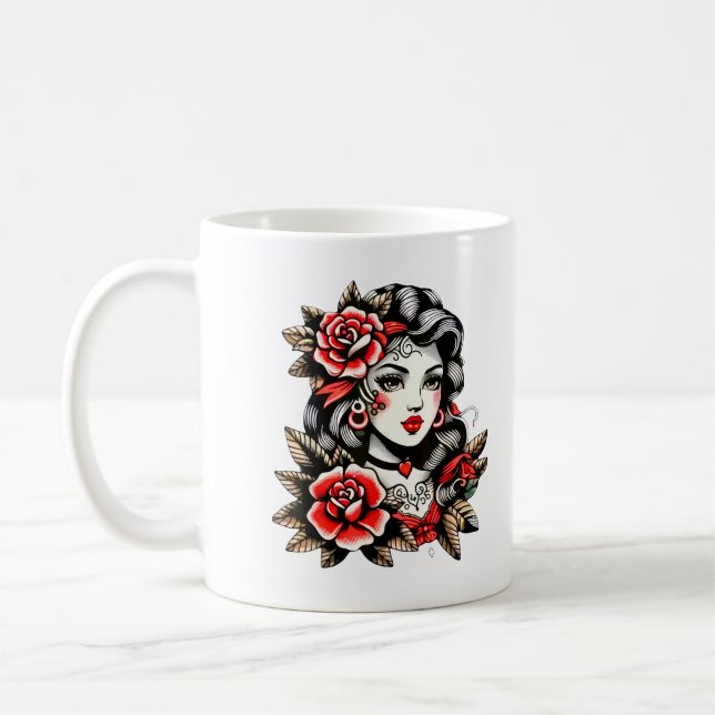 Rose Lady Mug (Left)