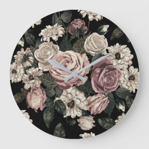 rose large clock