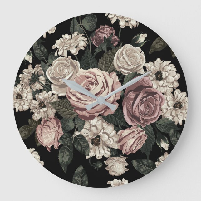 rose large clock (Front)