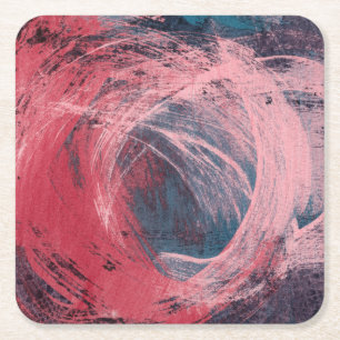 Rose Light I Square Paper Coaster