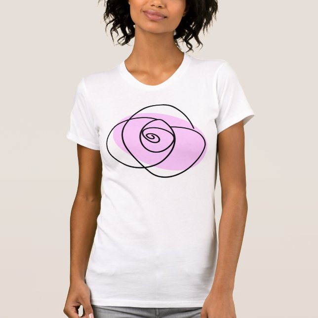 Rose Lilac t-shirt (Front)