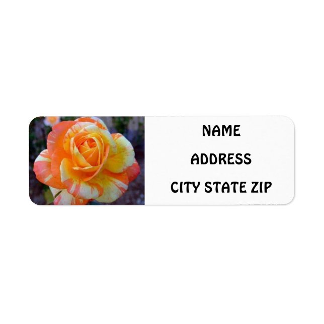 **ROSE LOVER'S** ADDRESS LABEL RETURN ADDRESS LABEL (Front)