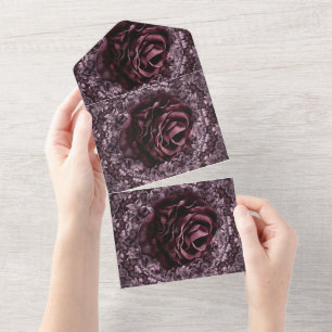 Rose Mandala All In One Invitation