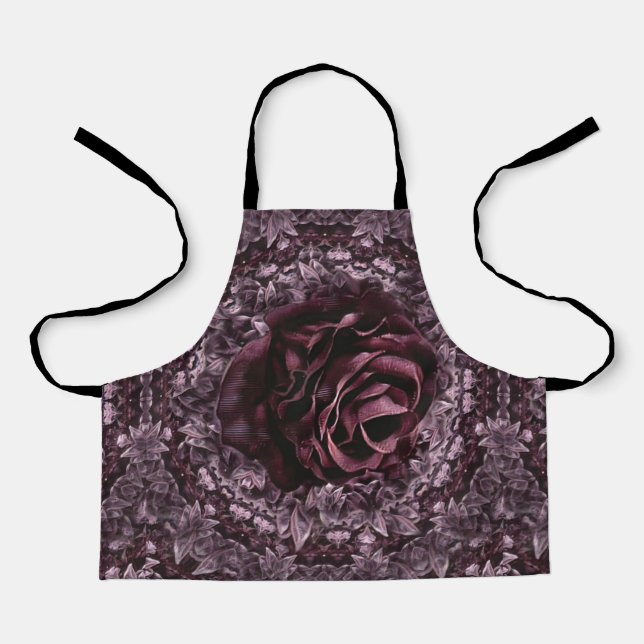 Rose Mandala  Apron (Front)