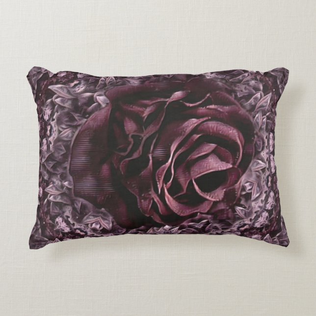 Rose Mandala  Decorative Cushion (Front)