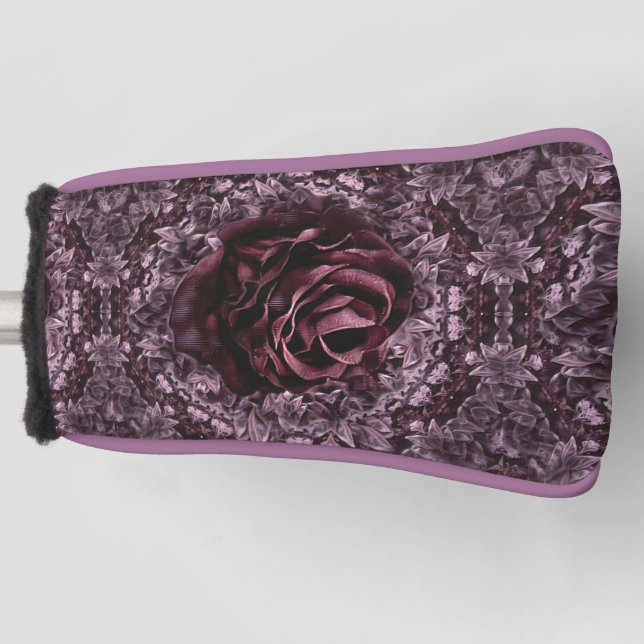 Rose Mandala  Golf Head Cover (Front)