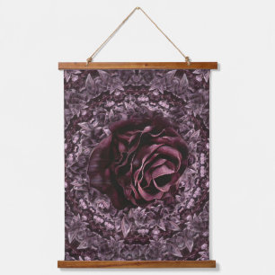 Rose Mandala  Hanging Tapestry