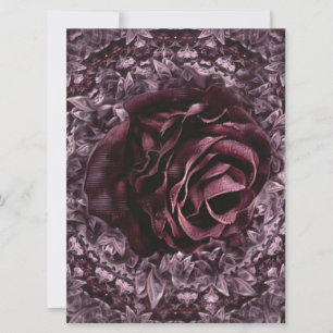 Rose Mandala Holiday Card