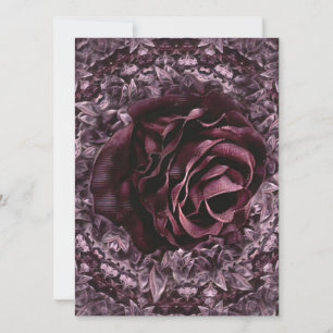 Rose Mandala  Holiday Card