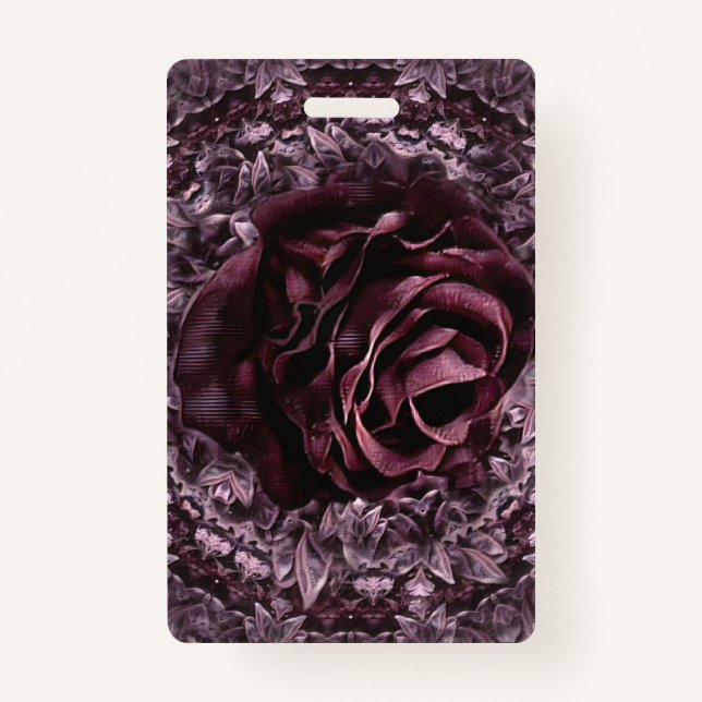 Rose Mandala  ID Badge (Front)