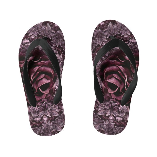 Rose Mandala  Kid's Thongs (Footbed)