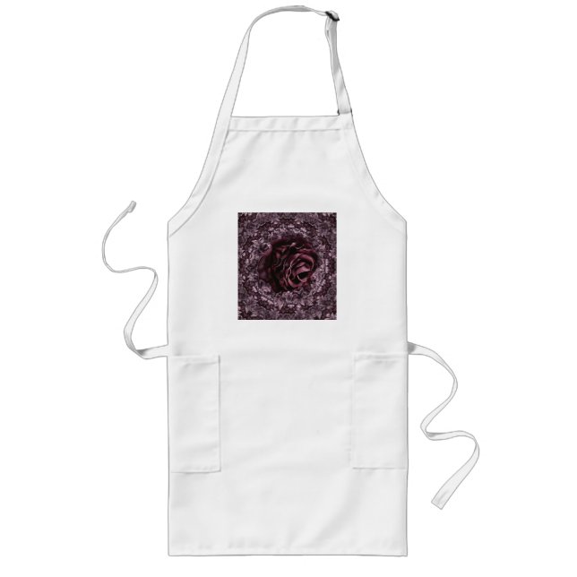 Rose Mandala  Long Apron (Front)