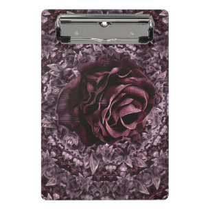 Rose Mandala  Mini Clipboard