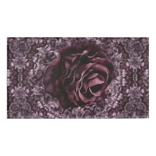 Rose Mandala  Name Tag