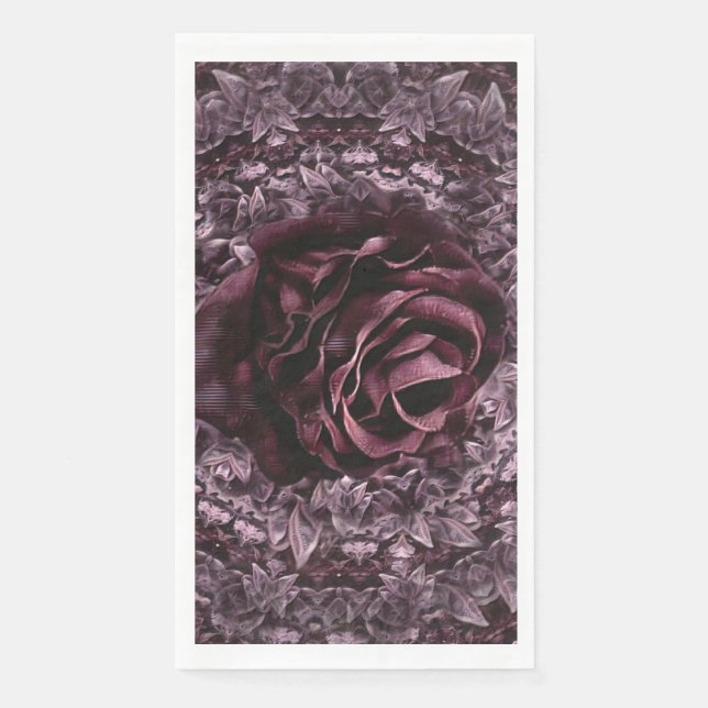 Rose Mandala  Napkin (Front)