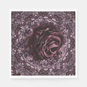 Rose Mandala  Napkin