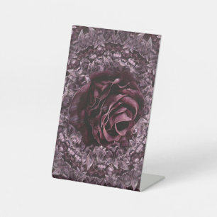 Rose Mandala  Pedestal Sign