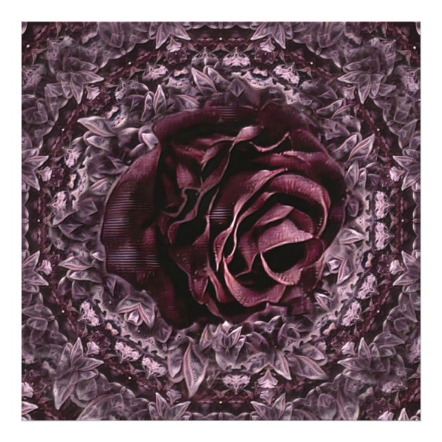 Rose Mandala  Photo Print (Front)