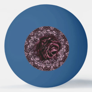 Rose Mandala Ping Pong Ball