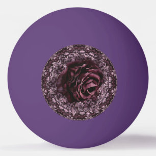 Rose Mandala Ping Pong Ball
