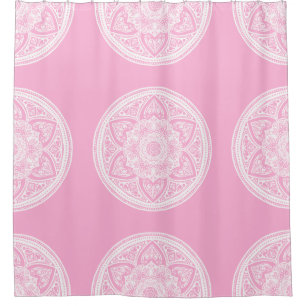 Rose Mandala Shower Curtain