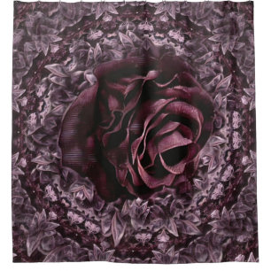 Rose Mandala  Shower Curtain