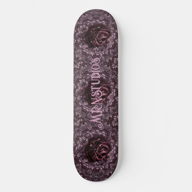 Rose Mandala  Skateboard (Front)