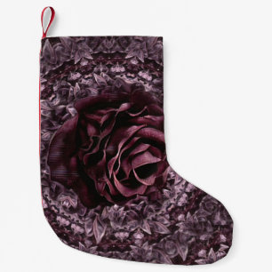 Rose Mandala  Small Christmas Stocking