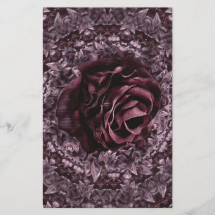 Rose Mandala Stationery