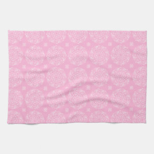 Rose Mandala Tea Towel
