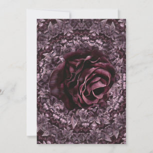 Rose Mandala  Thank You Card