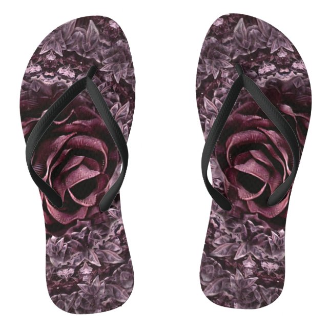 Rose Mandala  Thongs (Footbed)