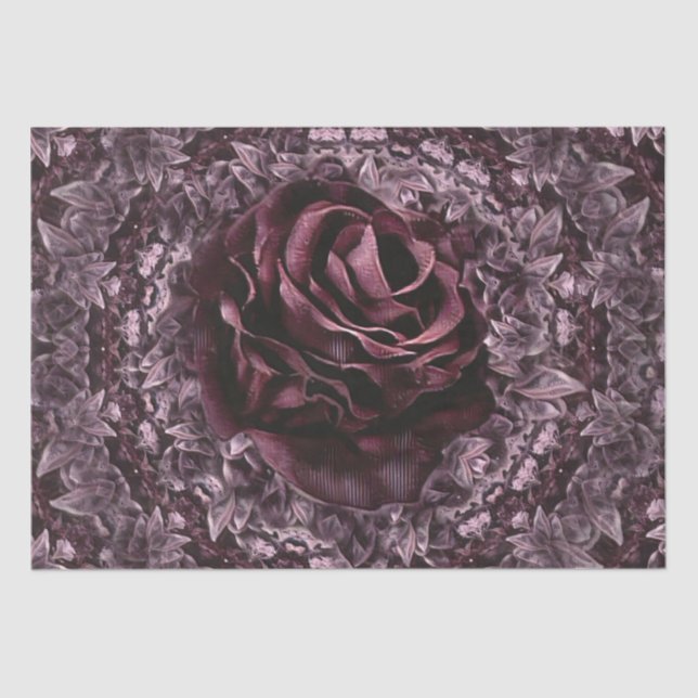 Rose Mandala  Tissue Paper (Front)