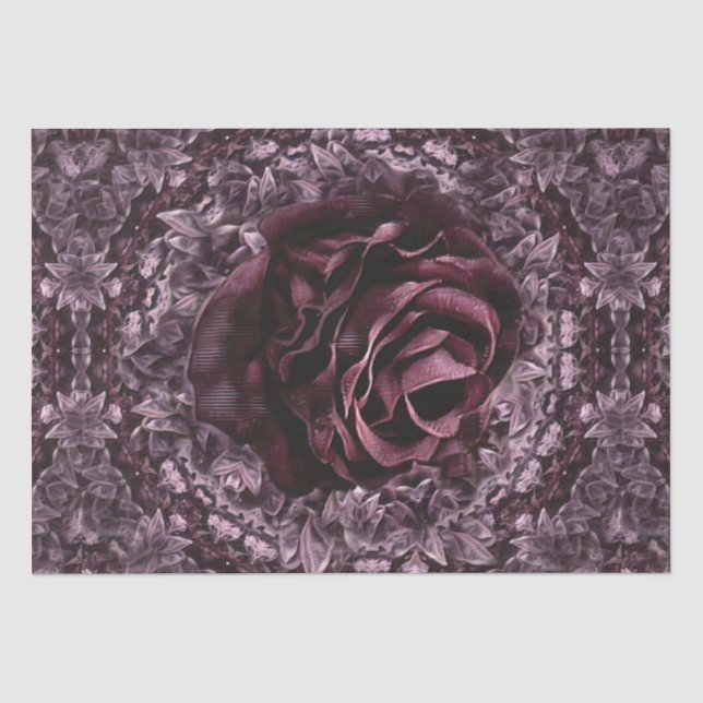 Rose Mandala  Tissue Paper (Front)
