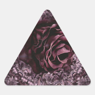 Rose Mandala  Triangle Sticker