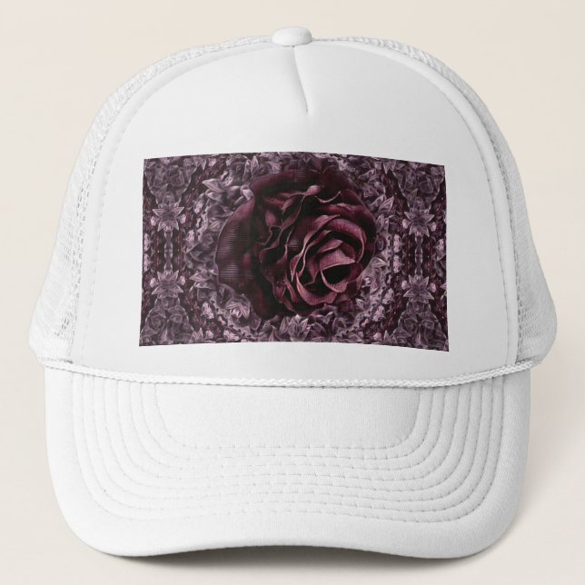 Rose Mandala  Trucker Hat (Front)