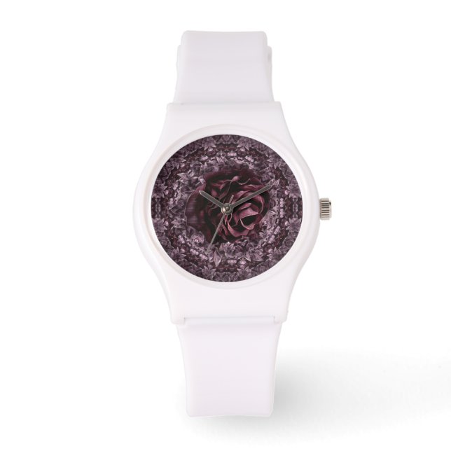 Rose Mandala  Watch (Front)