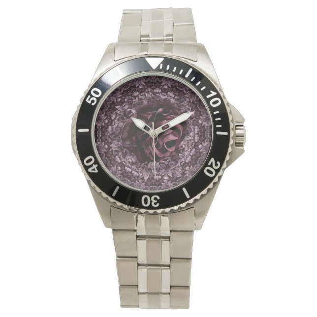 Rose Mandala  Watch (Front)