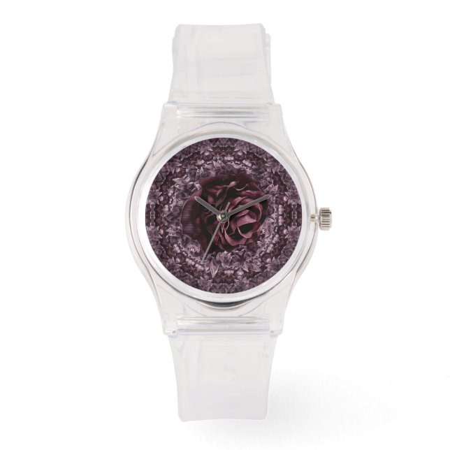 Rose Mandala  Watch (Front)
