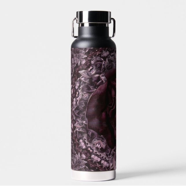 Rose Mandala  Water Bottle (Front)