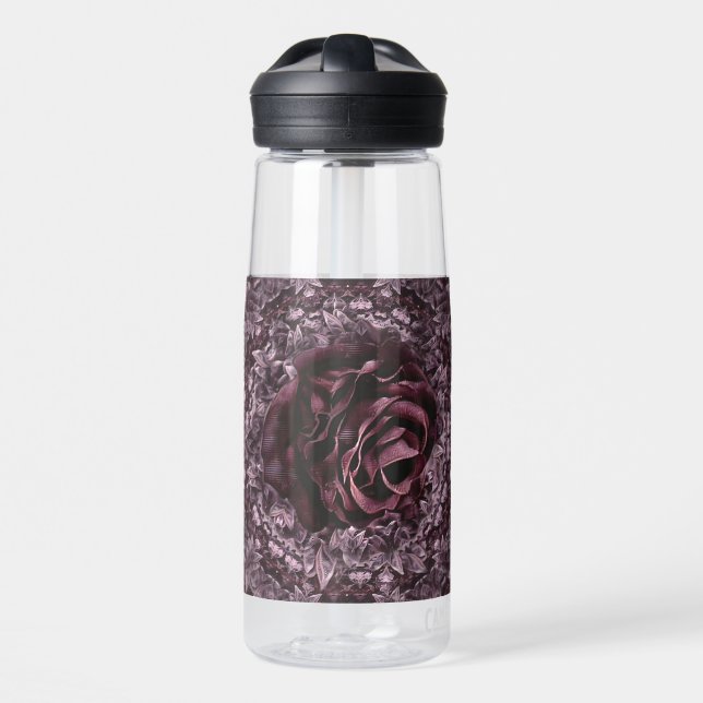 Rose Mandala  Water Bottle (Front)